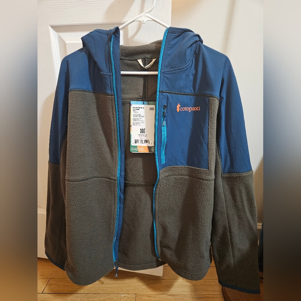 Cotopaxi Fleece Jacket - Blue and Gray